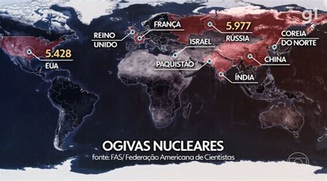 países com armas nucleares